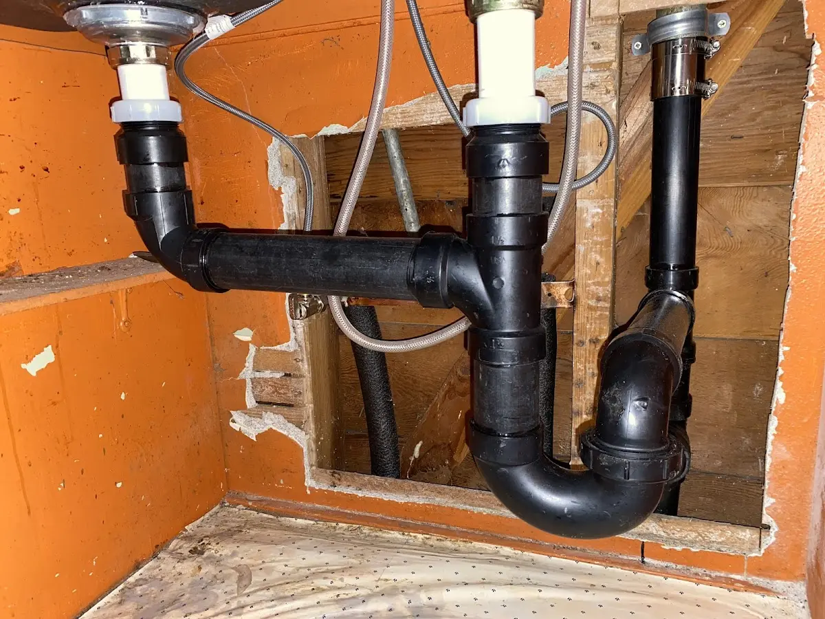 Professional Repiping Services equipment and tools on the job in Jersey Village